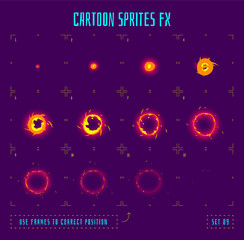 Animation frames or energy explosion sprites - 113519084