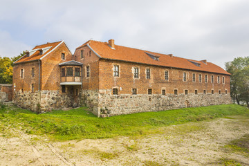 Fototapeta na wymiar Medieval Teutonic castle in Sztum, Poland
