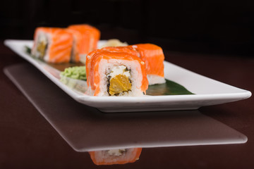 japanese sushi rolls