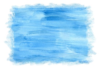 Blue watercolor background  for frame, textures and backgrounds. Abstract watercolor. Cover. Book cover.