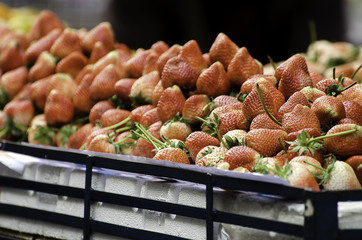 strawberry,Spring natural fresh food.