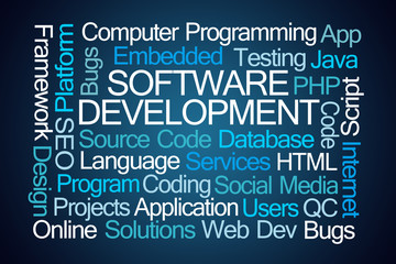 Software Development Word Cloud