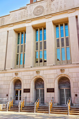United States Custom House Building in Chestnut Street in Philadelphia
