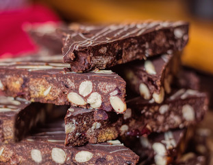 Chocolate Tiffin Cake. Fridge Cake