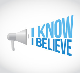 I know I believe megaphone message