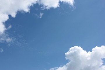 Cloud and blue sky background