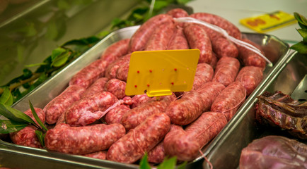fresh meat  sausages 