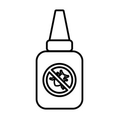 Insect spray icon, outline style
