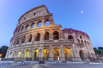 Fototapeta na wymiar Coliseum, Roma, Italy