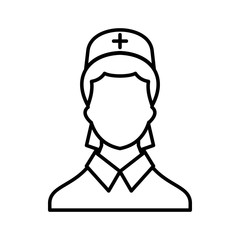 Doctor icon, outline style