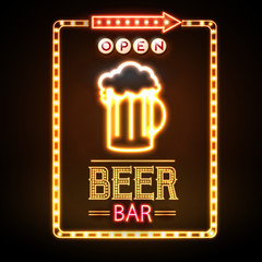 Beer bar Neon sign