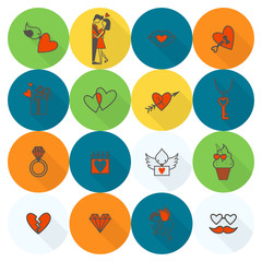 Happy Valentines Day Icons