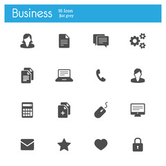 Business flat icons