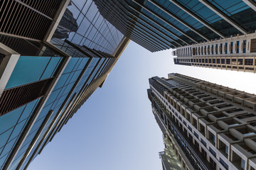 Skyscrappers in Dubai Marina