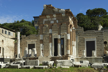 Fototapeta na wymiar brescia tempio capitolino