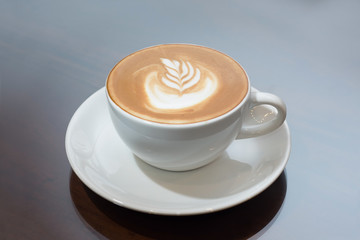 cappuccino coffee as background