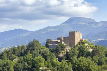 Fototapeta na wymiar castle Italy Marche