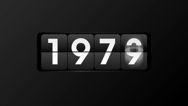 Year count back to the 1930