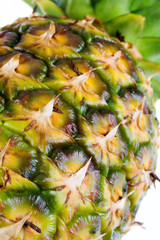 Pineapple close up isolated