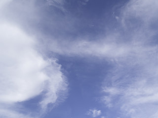 Fototapeta na wymiar beautiful clouds in blue sky