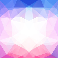 Fototapeta premium Abstract mosaic background. Triangle geometric background. 