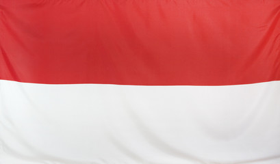  Indonesia Flag real fabric seamless close up