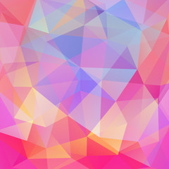 Obraz premium Background made of triangles. Square composition