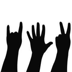 Obraz premium hand gestures