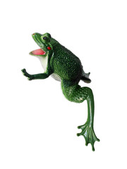 Spielzeug Frosch aus Plastik, freistehend