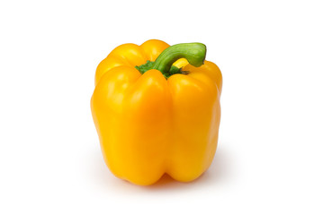 sweet peppers isolated on white background