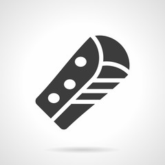 Corn burrito glyph style vector icon