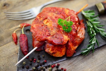 Schweinefleisch Grilen