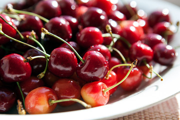 still life of cherries