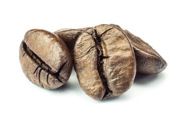 Coffee beans. Isolated on white background