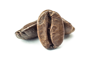 Coffee beans. Isolated on white background