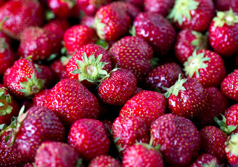 strawberries background