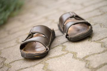 Slippers / old worn out slippers