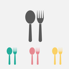 spoon and fork icon