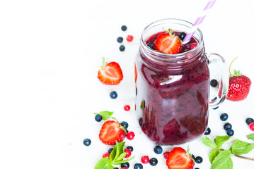 Berry mix smoothie