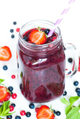 Berry mix smoothie