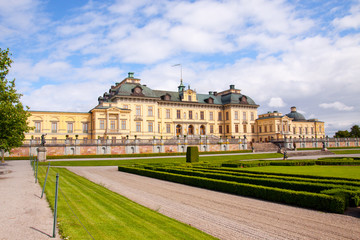 Fototapeta na wymiar Garten Schloss Drottingholm