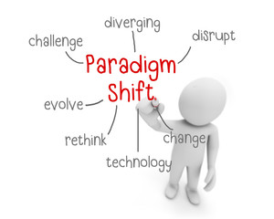 paradigm shift - obrazy, fototapety, plakaty