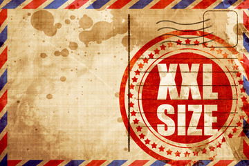 Fototapeta premium xxl size, red grunge stamp on an airmail background