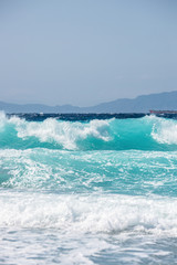 Fototapeta premium Rhodes town`s beach, Rhodes, Greece