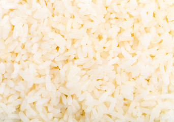 Portion of cooked rice.