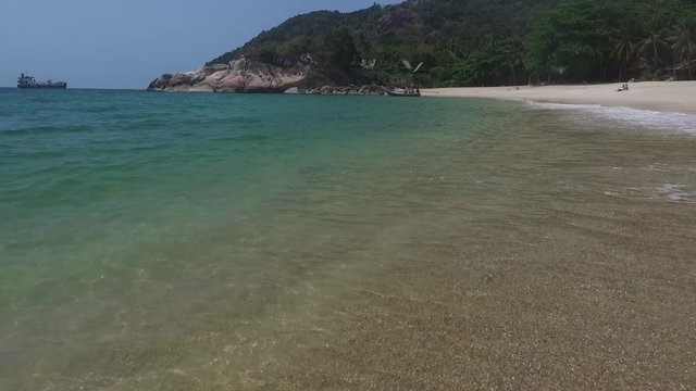 Arial view beach Koh Phangan Thiland