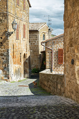 Streets of the city Orvieto, Italy, Toscana
