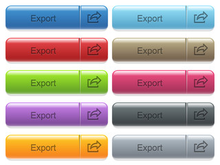 Export captioned menu button set
