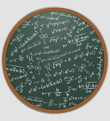 formula math chalkboard