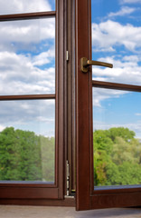 wood plastic vinyl window